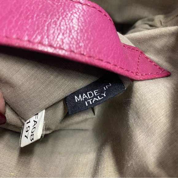 MARC JACOBS Leather Quilted Small Cecilia in Fuchsia. Made in Italy. Authentic. - Picture 9 of 17